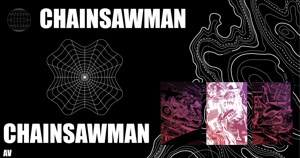 Poster Style Brutalism de Chainsaw Man — visuel principal