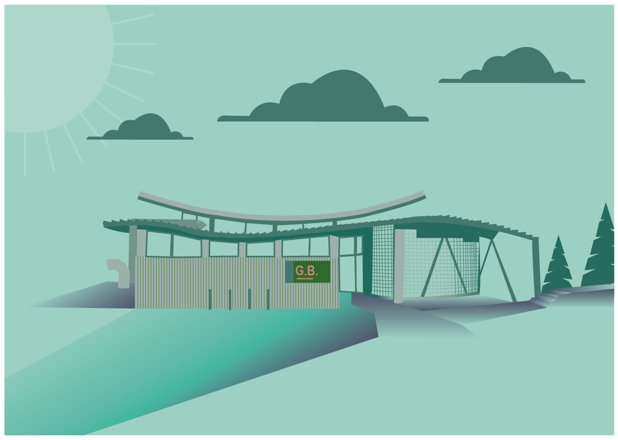 Visuel 3 — Illustration d'un dessin réalisé de l'IUT du Limousin